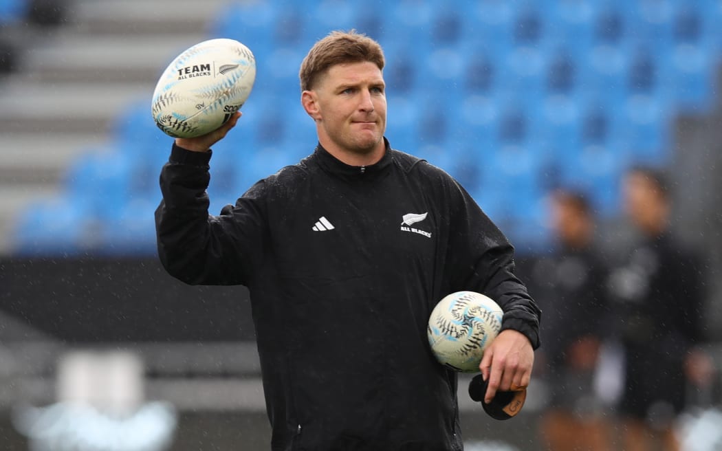 Jordie Barrett at All Blacks' training
