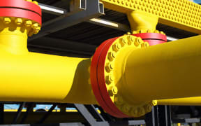 Flange connections on the gas pipeline