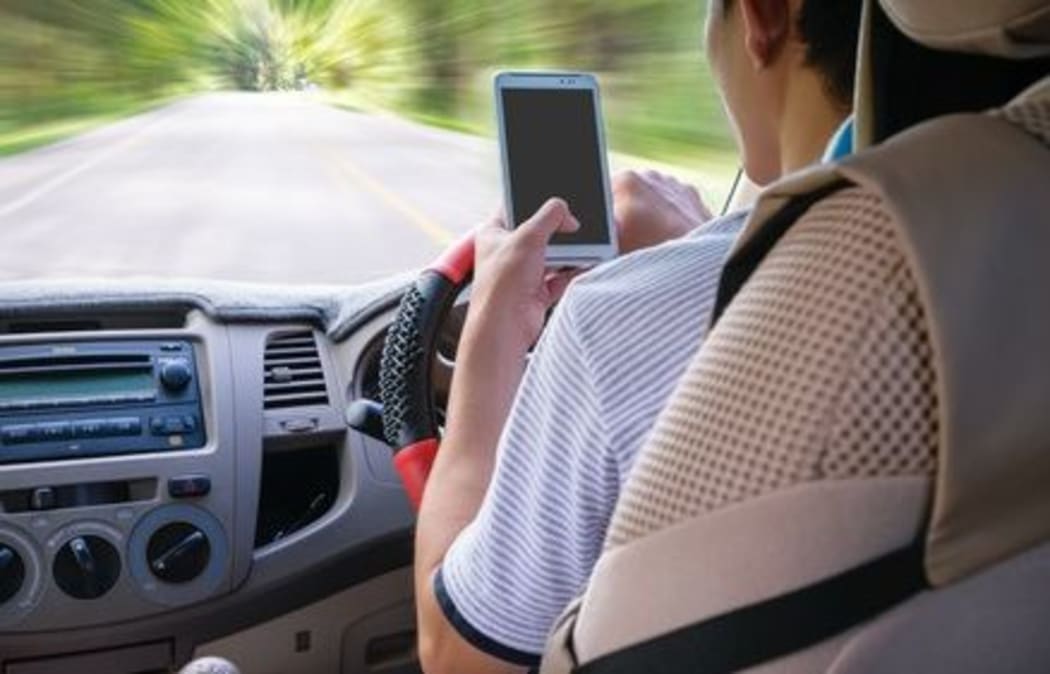 Texting driver