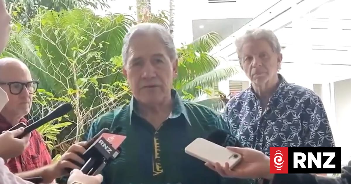 Winston Peters says Pacific missed chance to issue statement after Chinese missile test