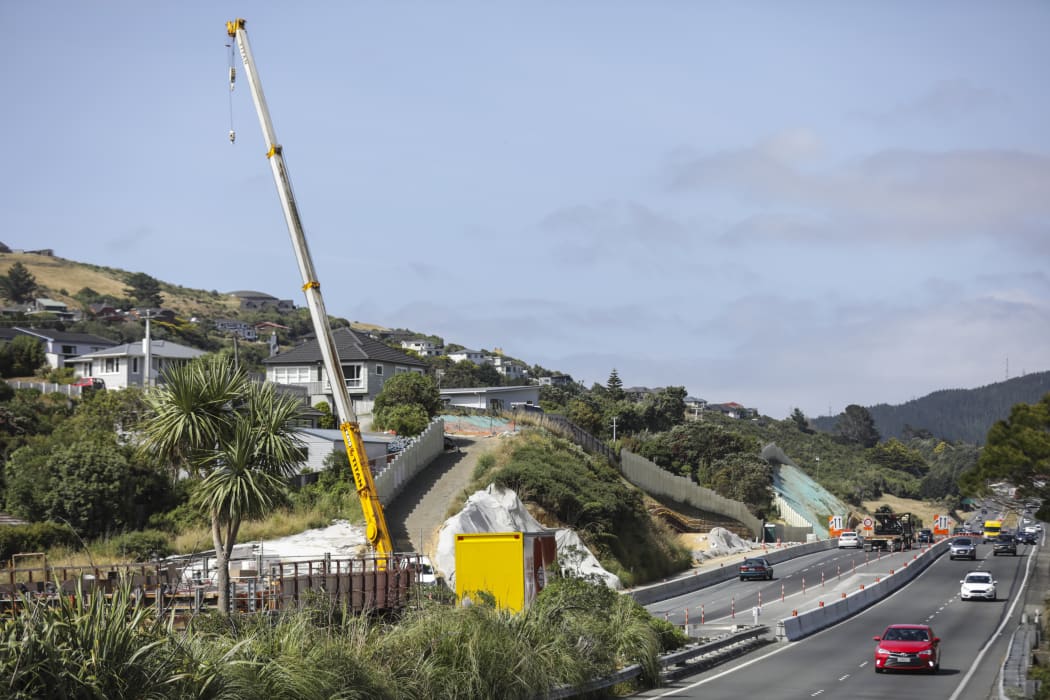 Transmission Gully construction
