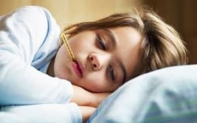 Sick child.