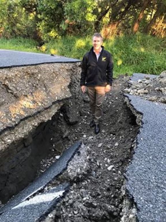 MP Stuart Smith in Kaikoura