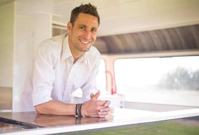 The owner of Oakura's High Tide beach cafe, Francois Husillos, says it doesn't pay to underestimate the French.
