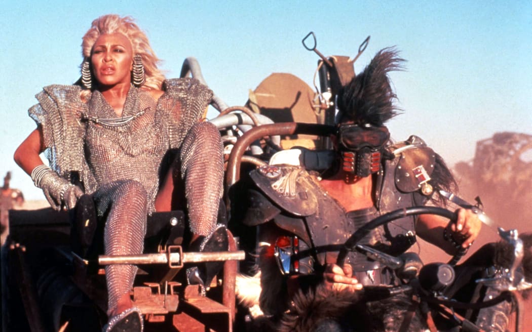 Tina Turner as Aunty Entity in Mad Max Beyond Thunderdome in 1985.
