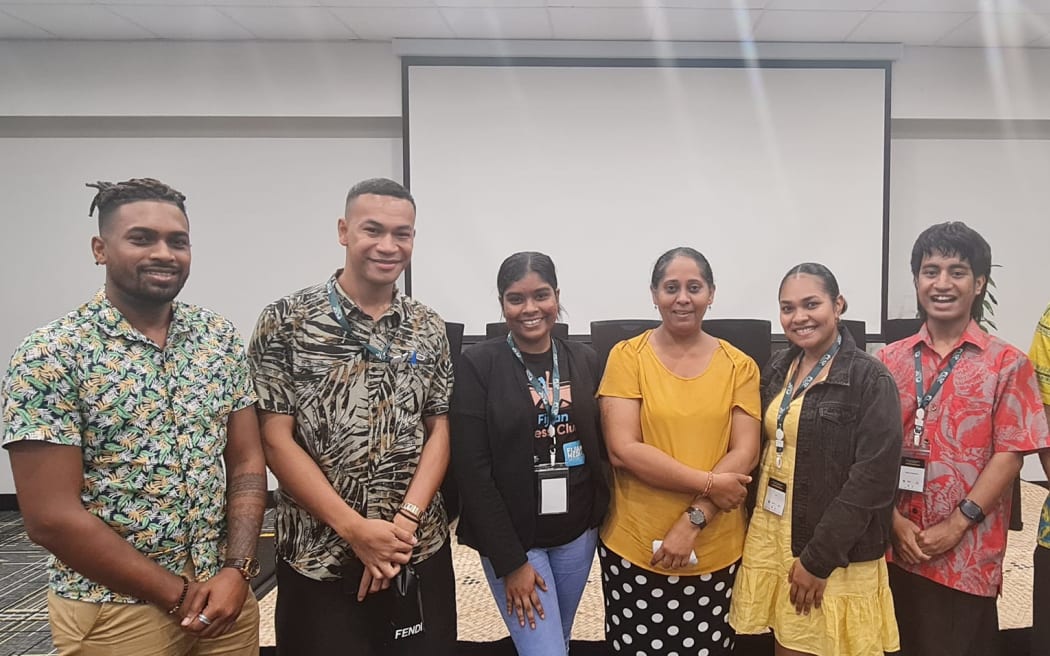 The next generation of Pacific journalists at the Pacific media conference in Fiji