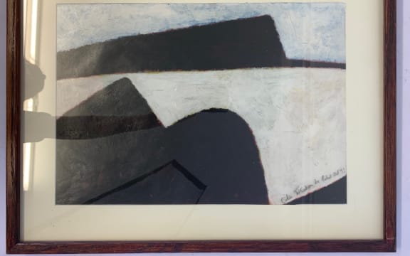 A fake Colin McCahon painting sold at Chiswick Auctions