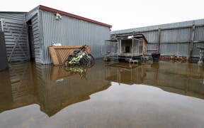 The aftermath of flooding in Milton.