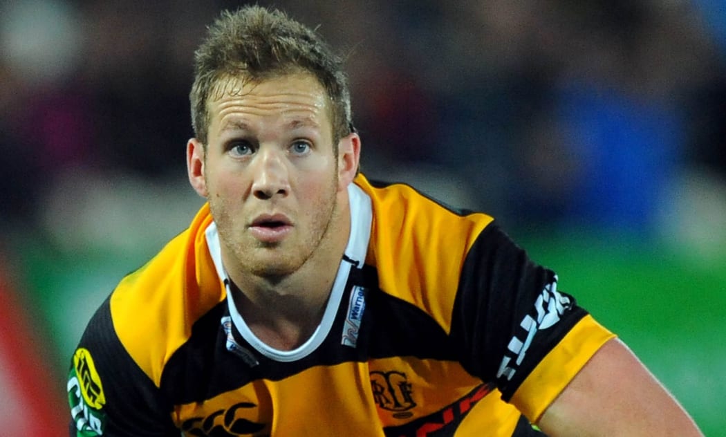 Marty McKenzie playing for Taranaki, 2014.