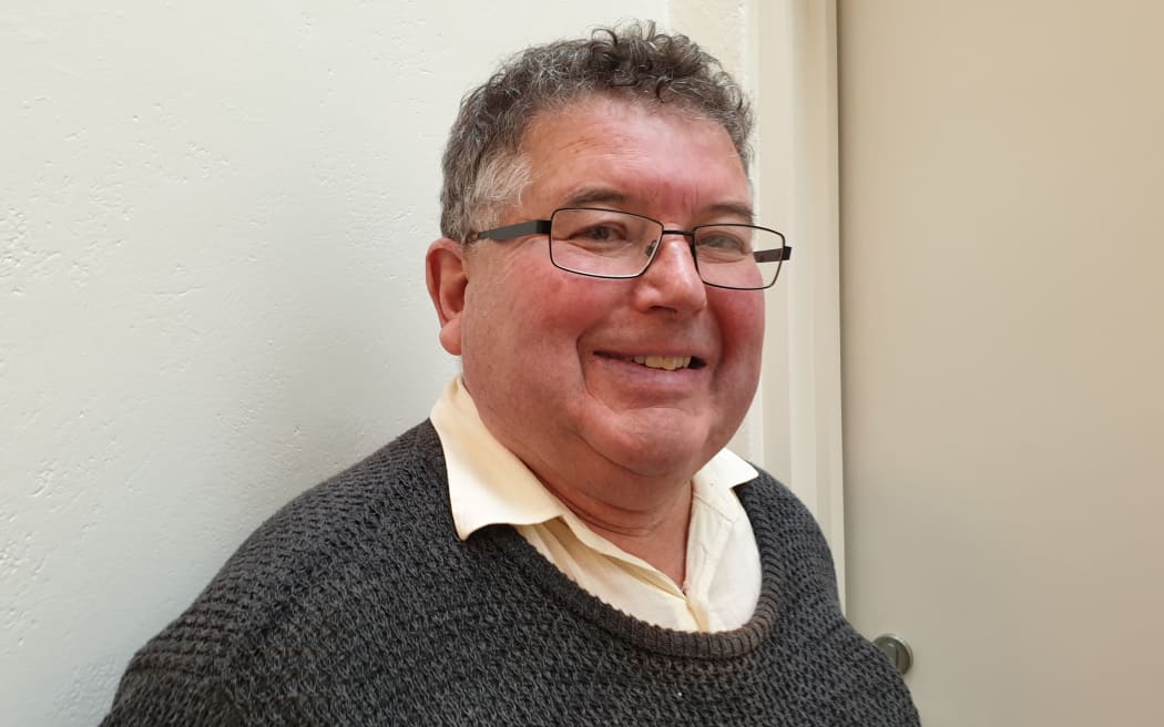Peter, a Kainga Ora tenant at Maitland Street apartments in Dunedin
