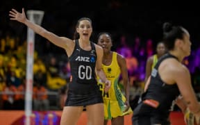 Karin Burger of New Zealand Silver Ferns during the Netball World Cup match between Jamaica and New Zealand at the CTICC in Cape Town, South Africa on Thursday, 03 August 2023

Photo: Mandatory credit: Christiaan Kotze/C&C Photo Agency