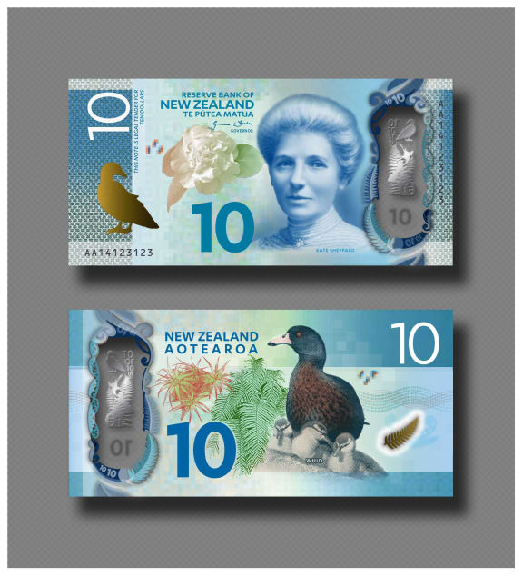 New bank notes from the Reserve Bank.