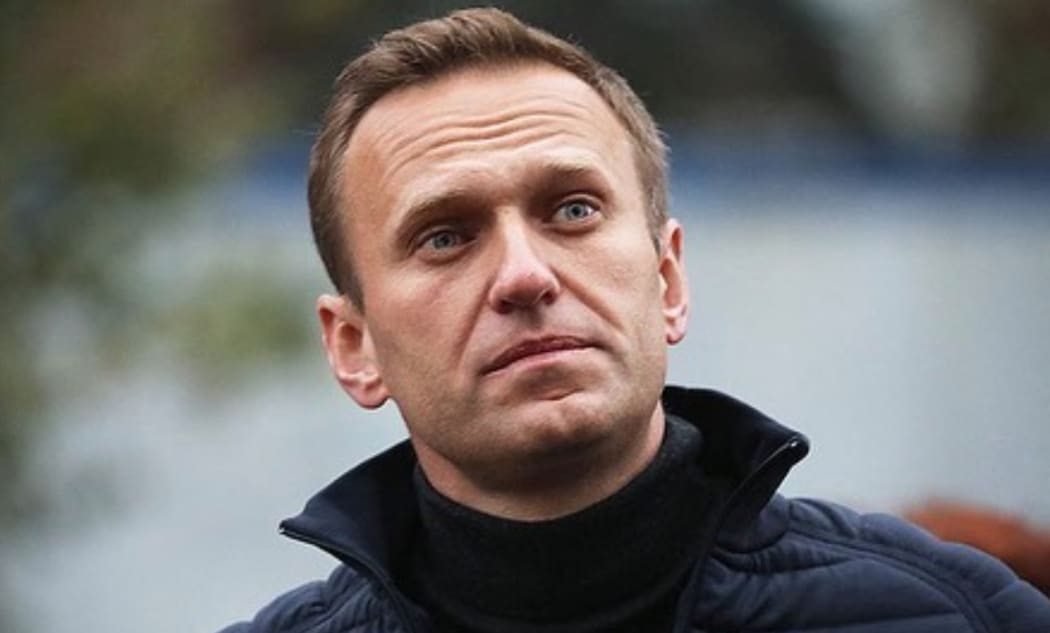 A file photo of Russian opposition politician and anti-corruption activist Alexei Navalny.