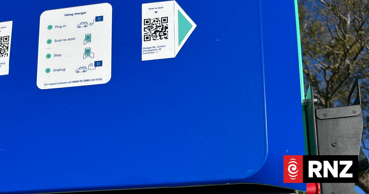 Public electric vehicle charger useless after copper cables chopped | RNZ