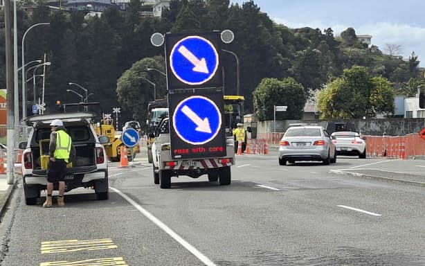 Businesses on Taradale Road in Marewa have been affected by roadworks that have been ongoing for almost nine months.