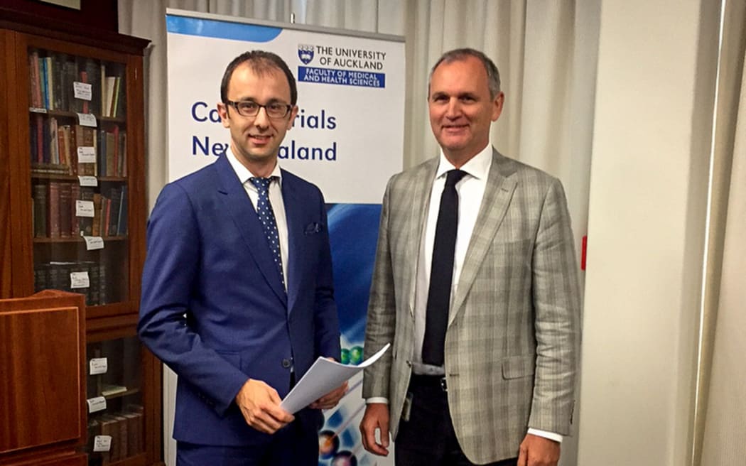 Dr Chris Jackson, left, and Professor Michael Findlay.