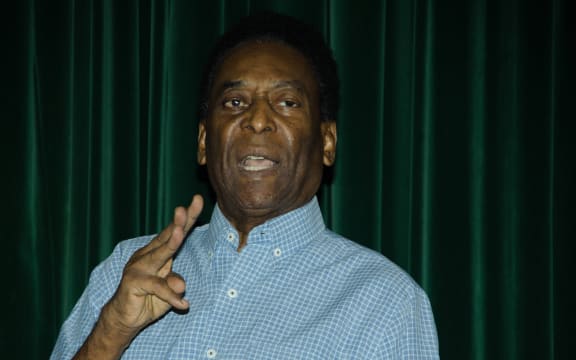 Brazil football legend Edson Arantes do Nascimento (Pele). 2014.
