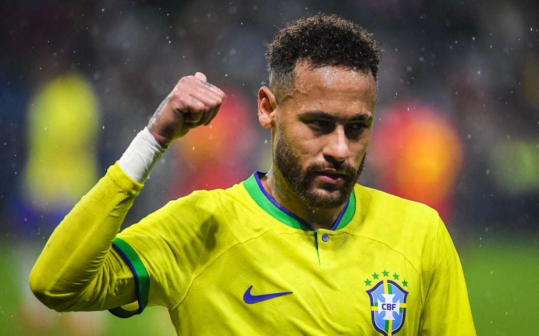 NEYMAR JR of Brazil during the International Friendly football match between Brazil and Ghana on September 23, 2022 at Oceane Stadium in Le Havre, France - Photo Matthieu Mirville / DPPI (Photo by Matthieu Mirville / Matthieu Mirville / DPPI via AFP)