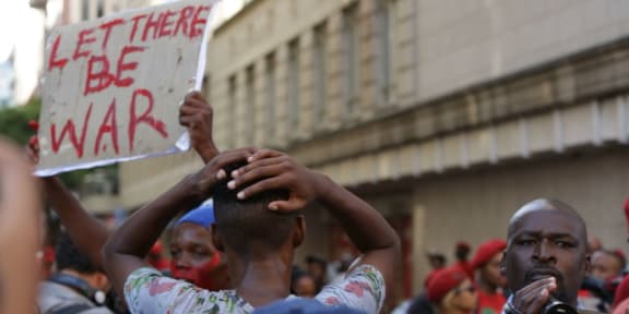 A scene in 'Influence': Bell Pottinger was accused of inflaming racial tension in South Africa in the service of its clients.