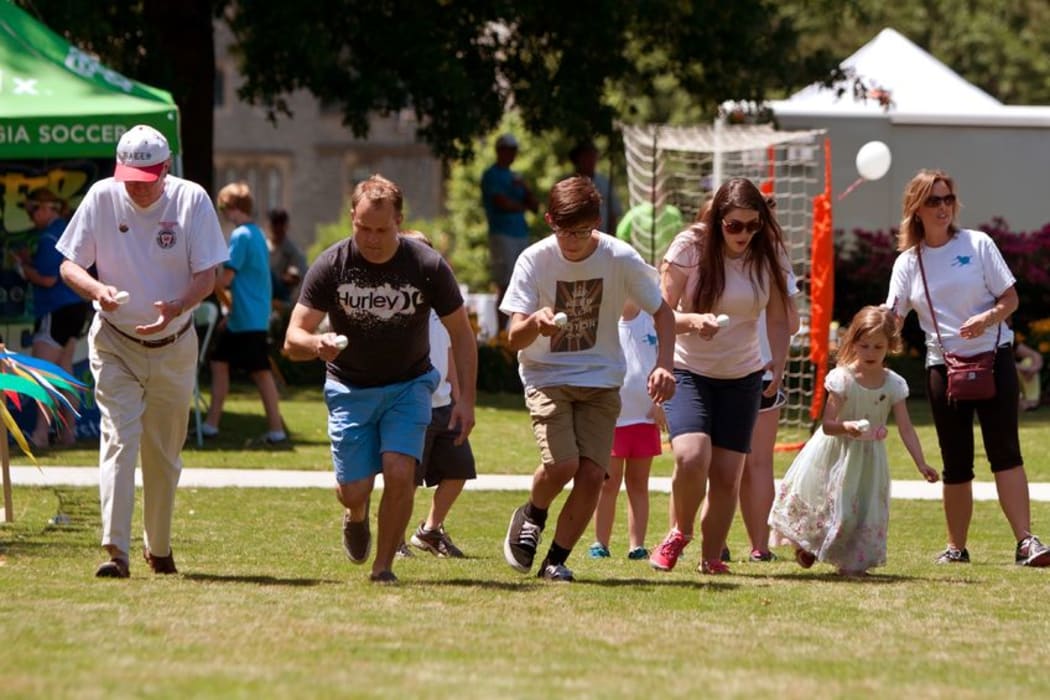 Egg and spoon race