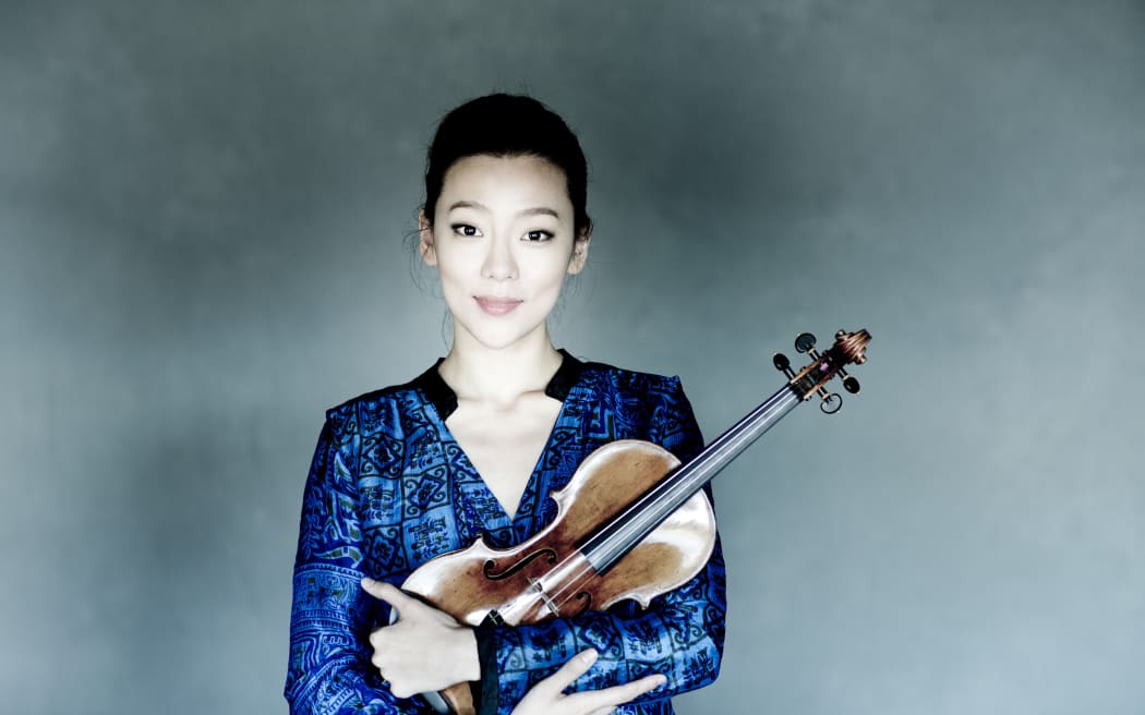 Photo of violinist Clara-Jumi Kang.