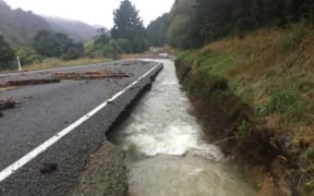 SH6 between Hira and Rai Valley, Ngā Whangamoa, is closed due to slash and slip material on the road.