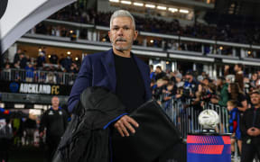 Auckland FC's head coach Steve Corica.