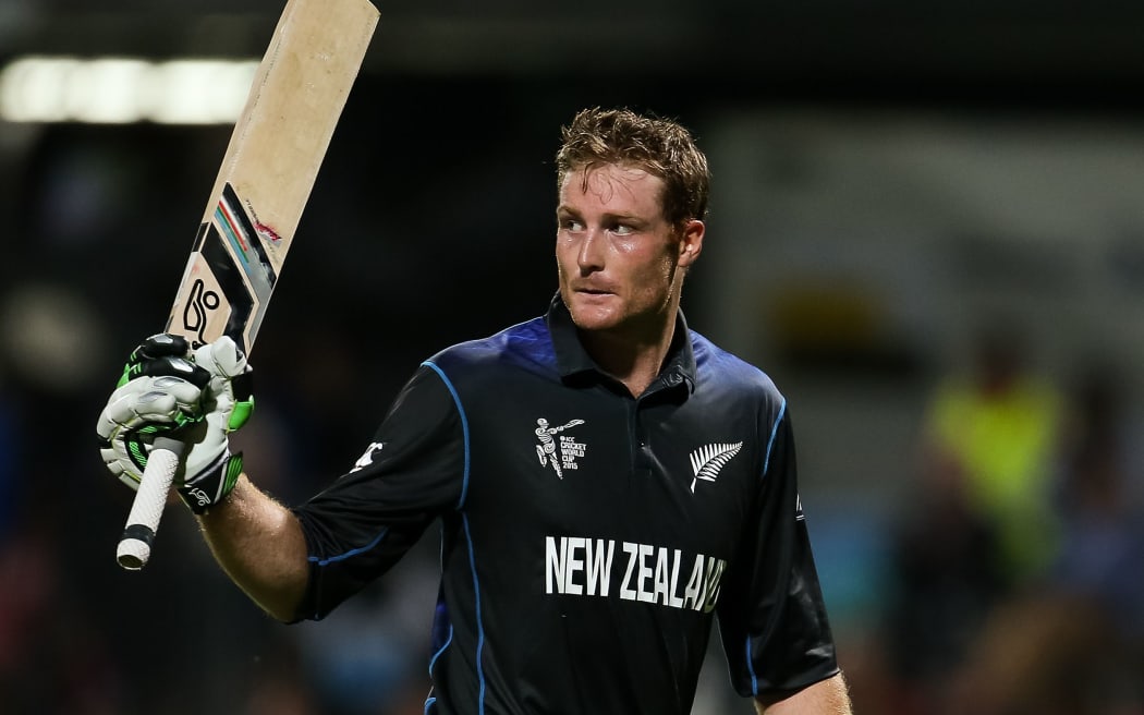 The Black Caps batsman Martin Guptill during the Cricket World Cup.