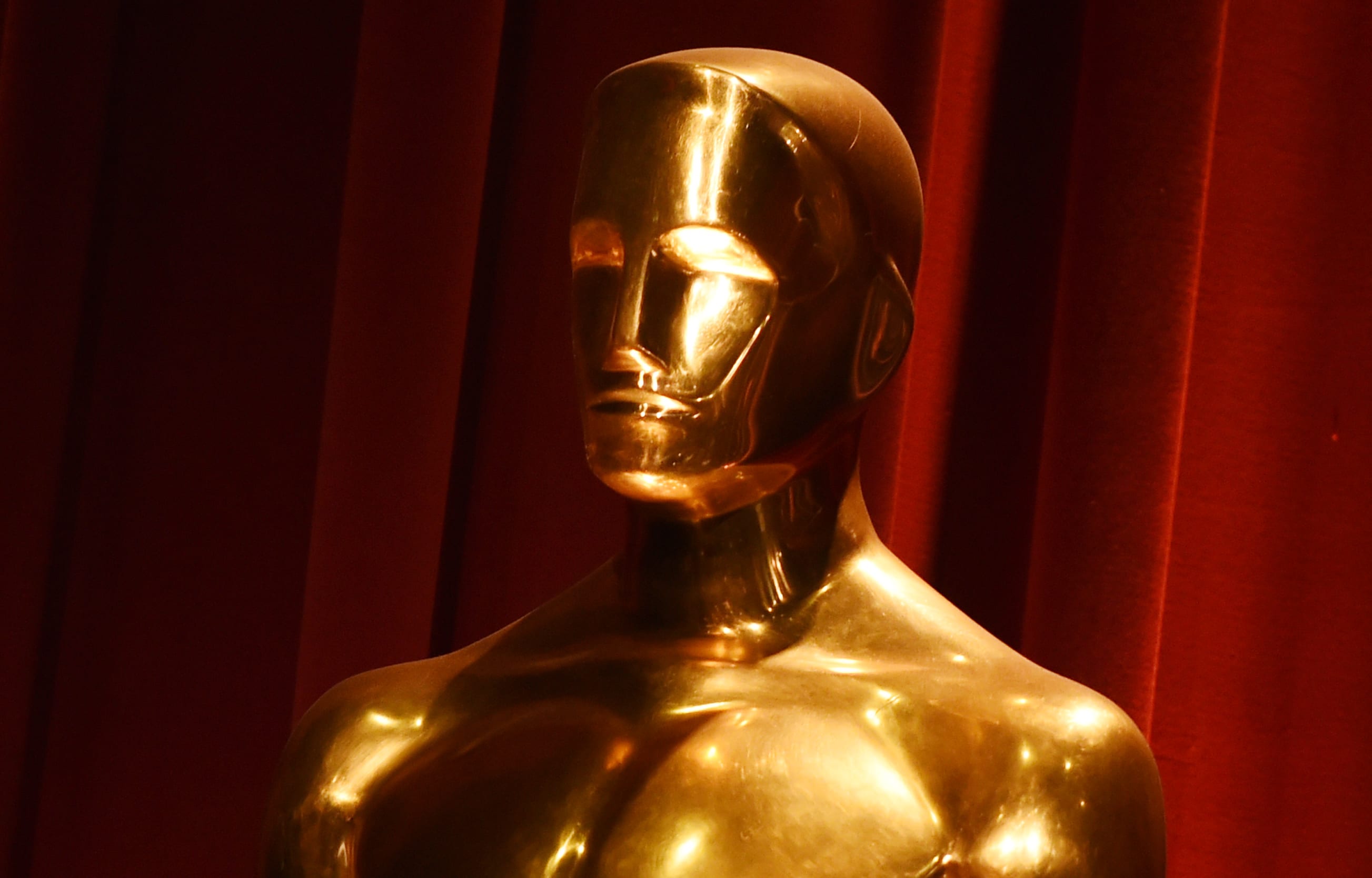 An Oscar statue is on display during the Academy Awards Nominations Announcement at the Samuel Goldwyn Theater in Beverly Hills, California on January 14, 2016.