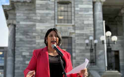 Labour Party disability issues spokesperson Priyanca Radhakrishnan accepted the petition outside Parliament on 2 July, 2026.