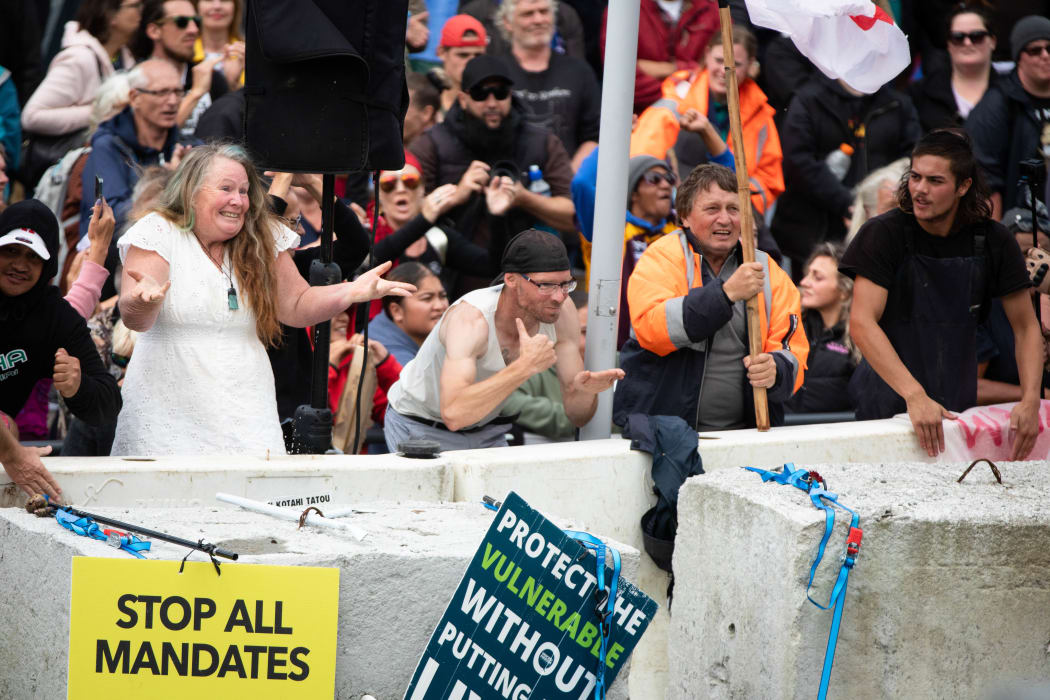 The protest on Parliament grounds is in its seventh day.