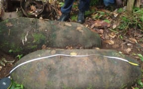 WWII unexploded bombs, Bougainville