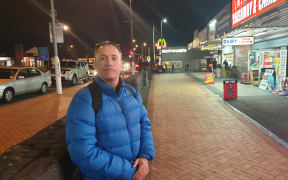 Nikora Davis, an advocate for Manurewa’s homeless, at the spot where rough sleepers used to congregate before a crackdown.