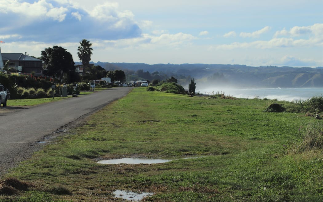 North Shore Rd in Whirinaki, just north of Napier.