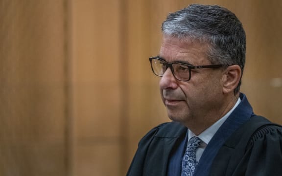 PHOTO: JOHN KIRK-ANDERSON

Sentencing for Brenton Tarrant on 51 murder, 40 attempted murder and one terrorism charge.

Christchurch mosque shootings

Crown prosecutor Mark Zarifeh
