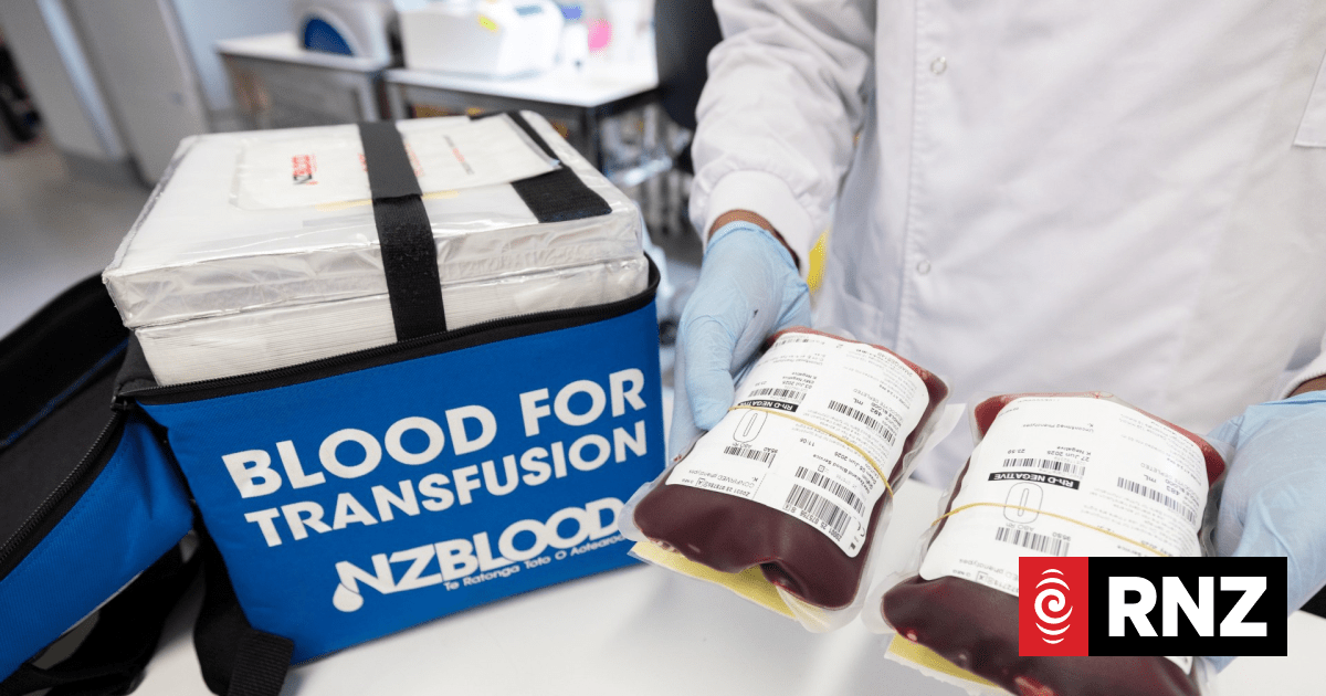 NZ Blood Service seeks thousands more donors