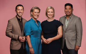 Breakfast hosts Chris Chang, Jenny-May Clarkson, Anna Burns-Francis and Daniel Faitaua.