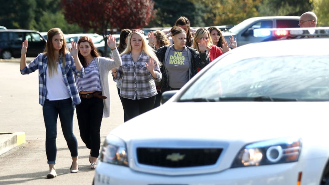 Staff, students and faculty are evacuated from the college.