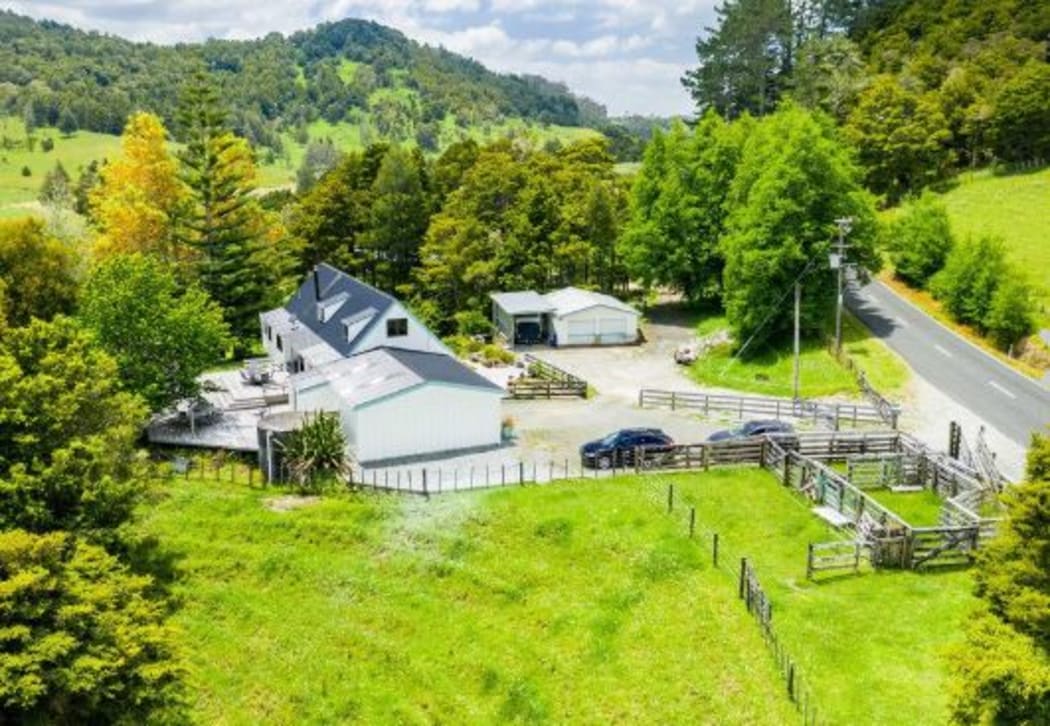 The home in Whangārei comes with about about five hectares of land.