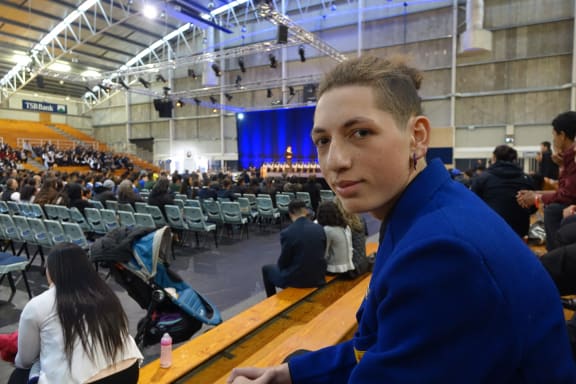 Tawa College student Te Maia McKenzie, 16, said listening to the ideas expressed by other competitors is one of he thrills of Ngā Manu Kōrero.