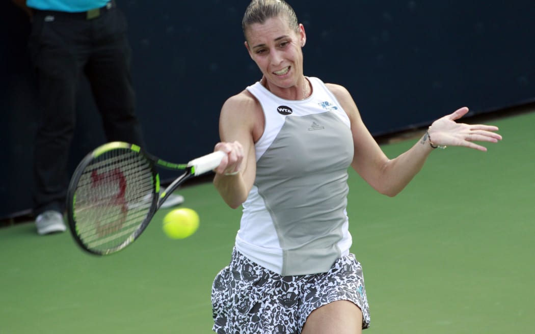 Italian tennis player Flavia Pennetta