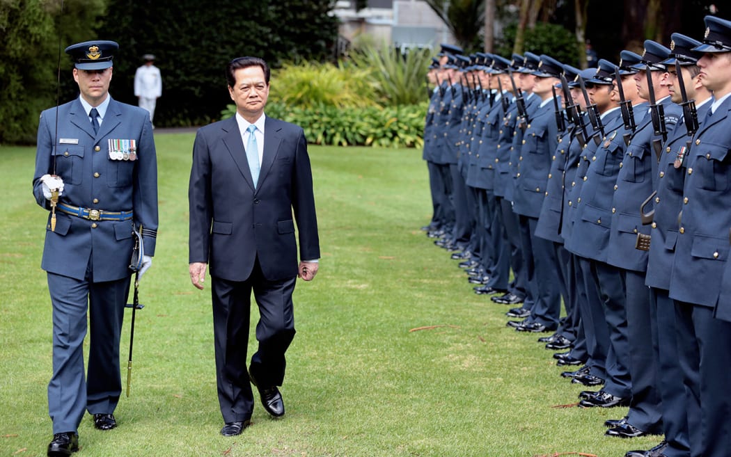 Vietnam Prime Minister Nguyen Tan Dung in Auckland.