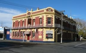 The Club Hotel in Marton was inside the police cordon this afternoon after explosive components were found.