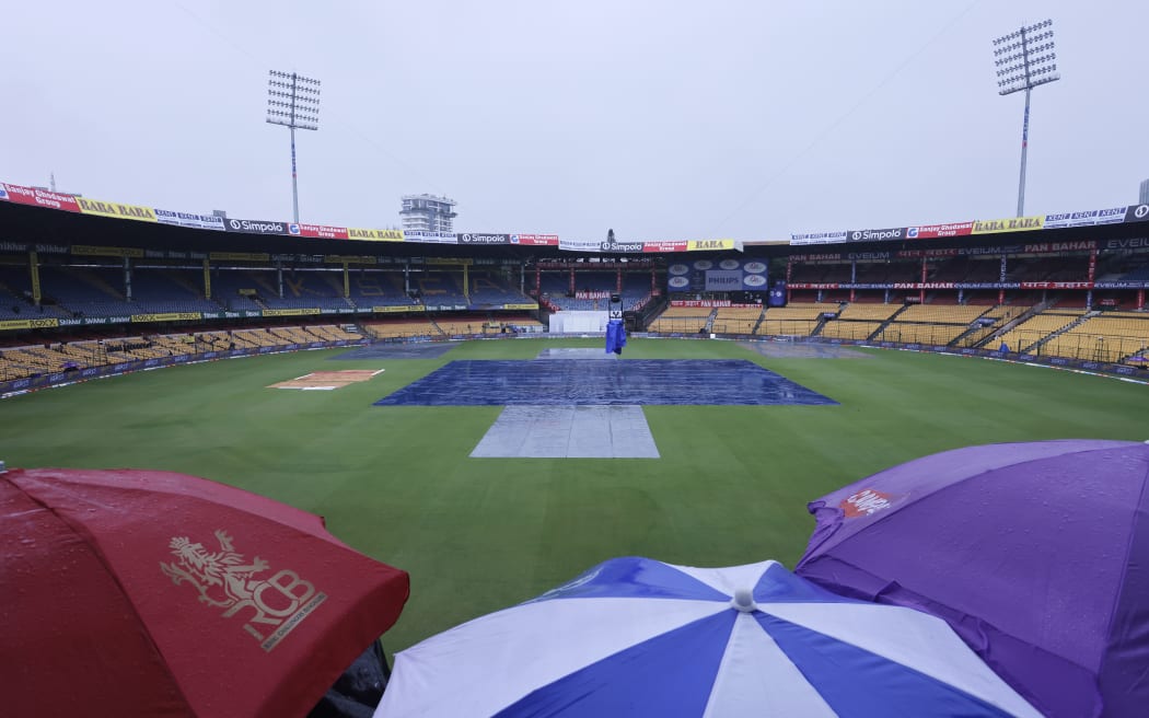 General view of the ground during day 1 of the 1st Test Match between India and New Zealand held at the M.Chinnaswamy Stadium, Bengaluru, India on the 16th October 2024

Photo by Vipin Pawar / Sportzpics for BCCI