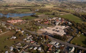 An aerial shot of Masterton.