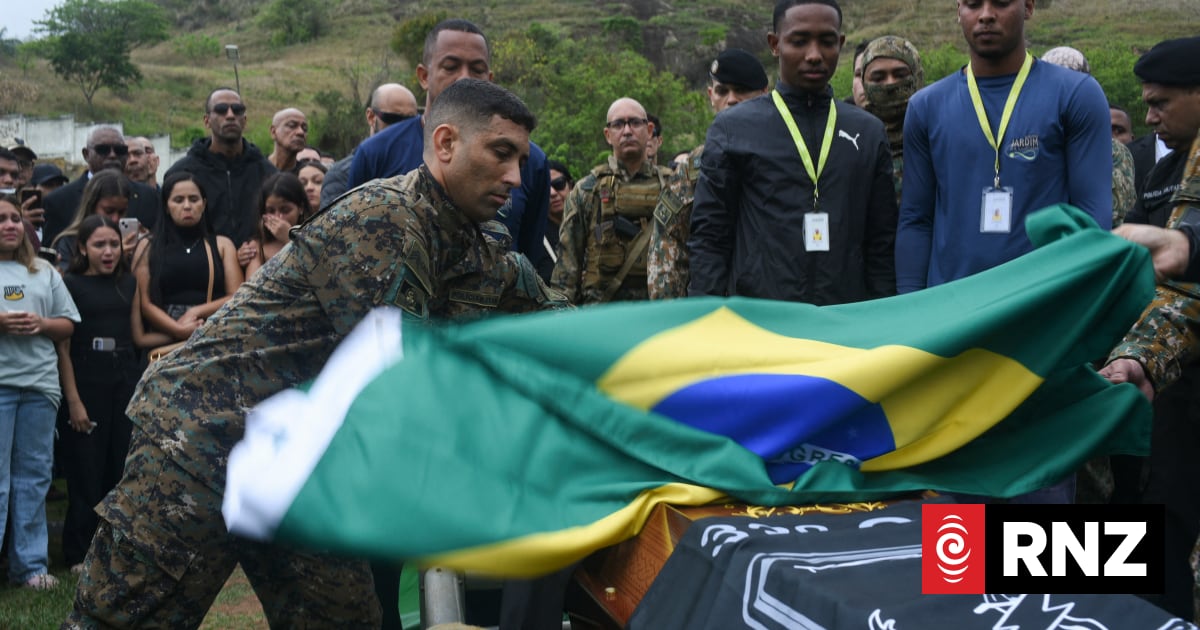 Families cluster at Rio morgue after dozens killed in deadly police raids