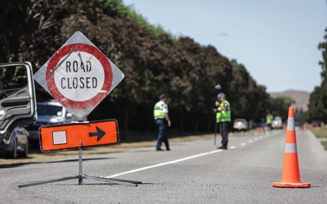 The road had been closed and members of the public are asked to avoid the area.
