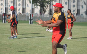 Stanton Albert during the PNG Kumuls World Cup campaign.