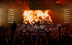 Full Metal Orchestra performing at Spark Arena in Auckland on 26 July 2025.