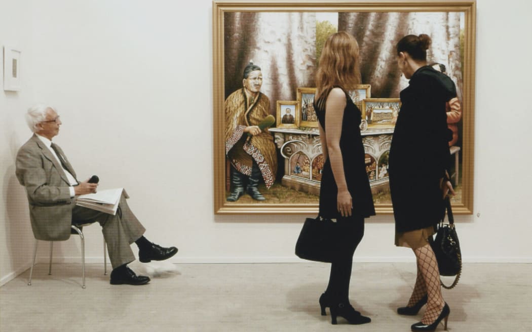 Peter McLeavey stand, Auckland Art Fair, 2007, showing William Dunning’s Antipodean alter 1840-1900, 2007.